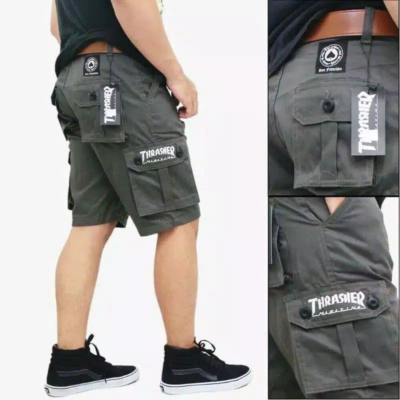Durable Quality size (27‐-38)Celana pendek cargo kimpol chino termura yg terlaris JUMBO 27--38 Celana ung PD y1 Mul... - Image 2