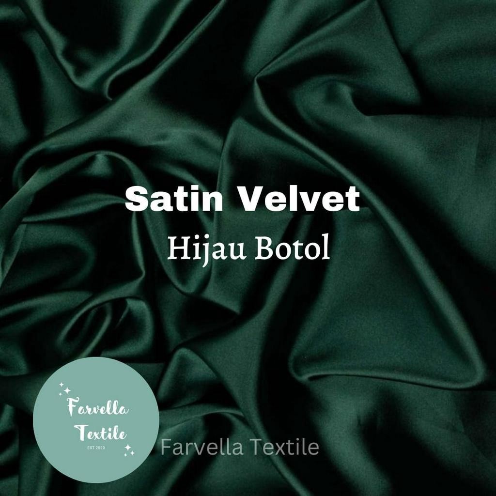 Purpose Multi BAHAN KAIN PER 1 Meter Satin Velvet Premium untuk GAMISDRESSBRIDESMAIDSKEBAYA WARNA BOLD&VIBRANT Essent... - Image 2