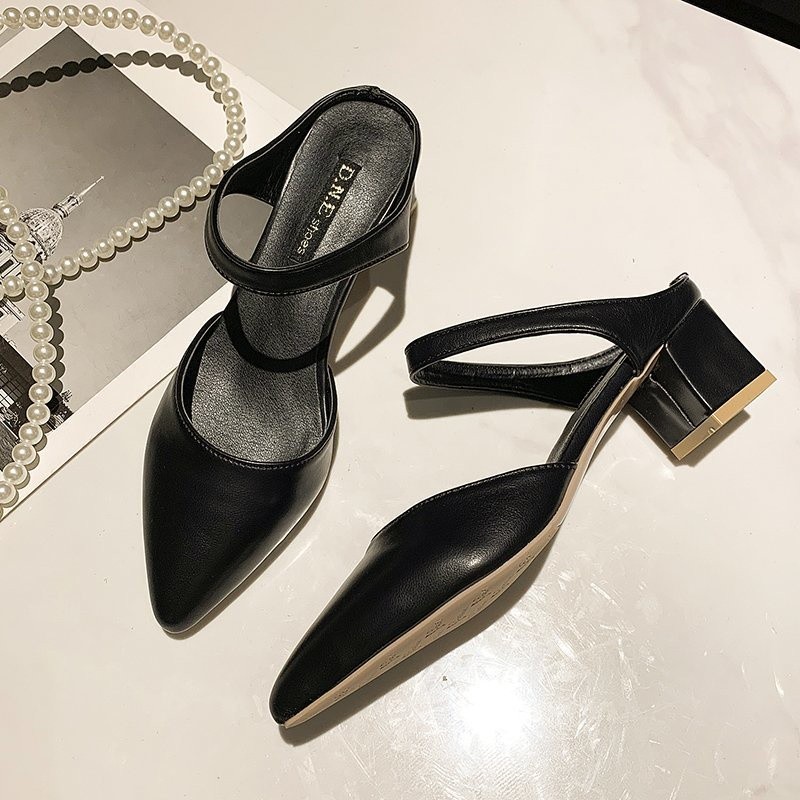 Essential Quality MAY New Ariv Heels Soft PU Thick Material Ready Stock Ainna - Image 4