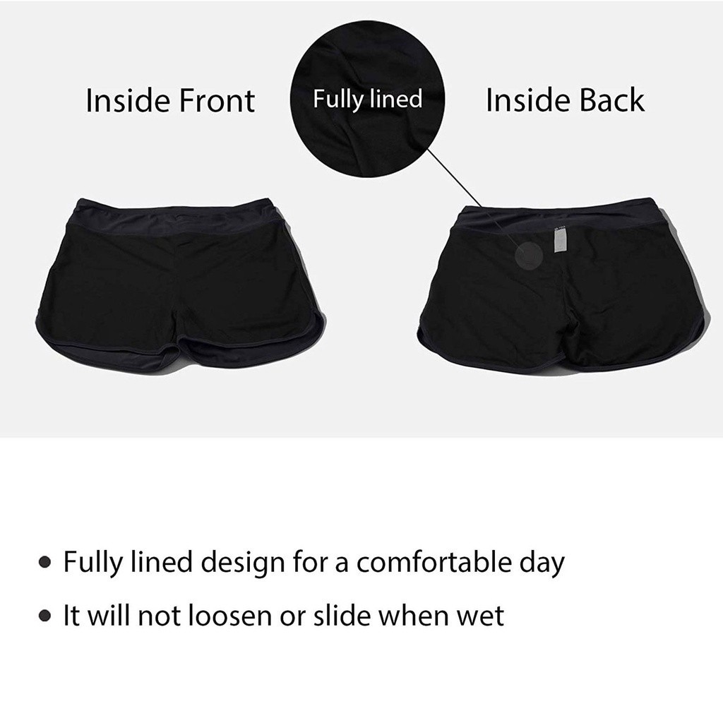 Must Purpose WATTLE Summer Swim Shorts Women Bikini Bottom High Waist Conservative suits Fashion Swimwear Trunk Tanki... - Image 4