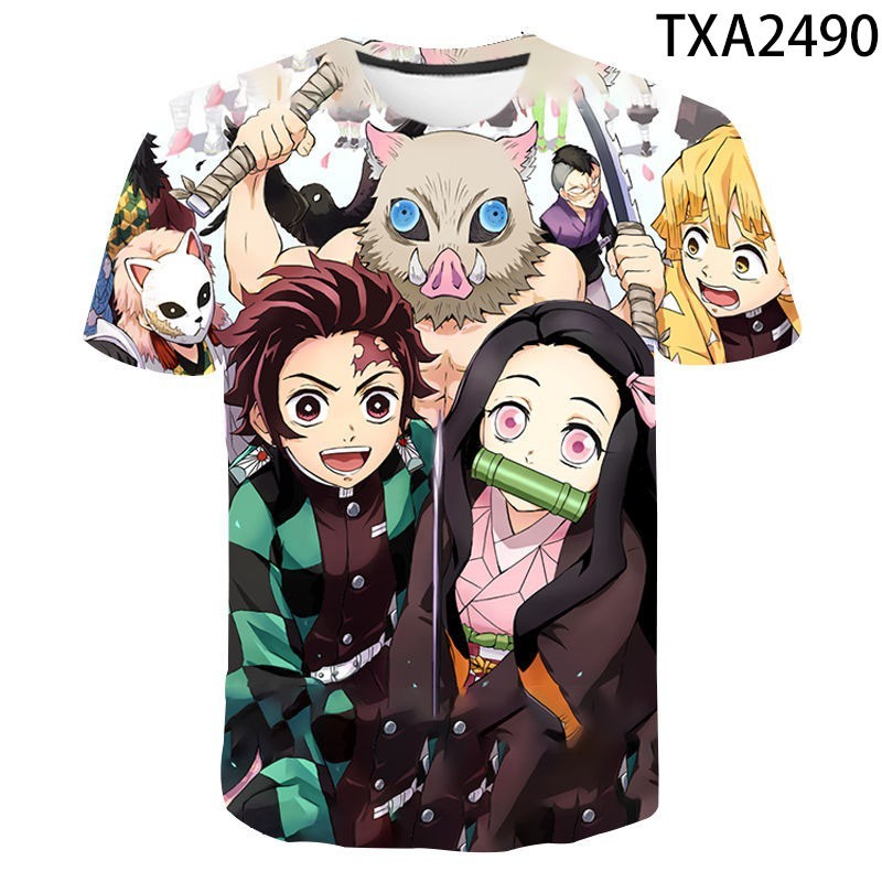 Men's Plus Size Street Wear T-shirt Summer Clothing Anime Harajuku T-shirt Summer Fashion Top 3D T-shirt