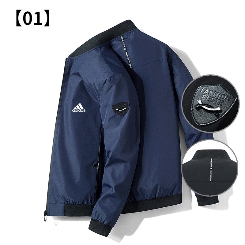 Purpose Have Bomber jacket men motorcycle Stand collar hitam jaket Lelaki Casual Windproof clothing Voucher - Image 2