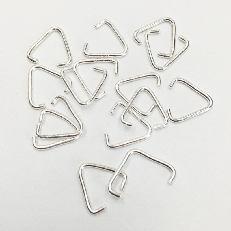 Must Essential Boom 100PCS/Set Triangle Open Rings Coordinating Shape Extra Thickness Hold Sturdy Attach Easily Bend ... - Image 5