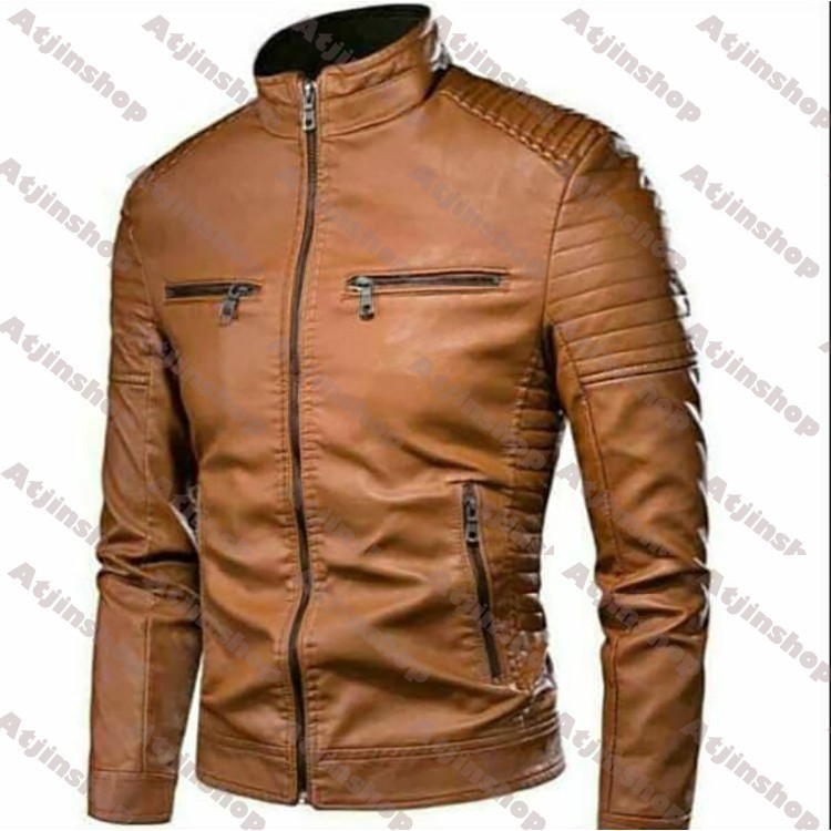 Versatile Multi <PTT>Men's Water Wind Resistant Leather Motorcycle Jacket Cruz Racing Model/Men's Touring Durable Ess... - Image 2