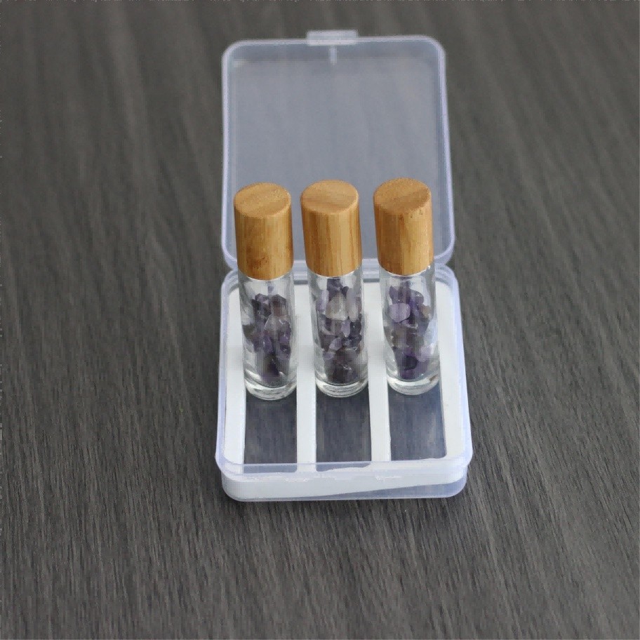 Have Quality 3 Pcs Bamboo Cap Jade Roll-On Bottle Head Glass Suitable DOTERRA Essential Oil YOUNGLIVING Durable Premium - Image 5