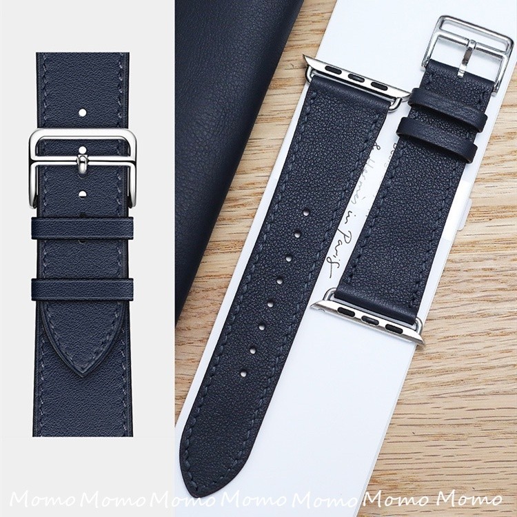 Outdoor Fashion Starlight Color Leather Watch Strap Ultra Series 8 7 6 SE 5 4 3 2 45mm 41mm 42mm 44mm 40mm Luxury iWa... - Image 5