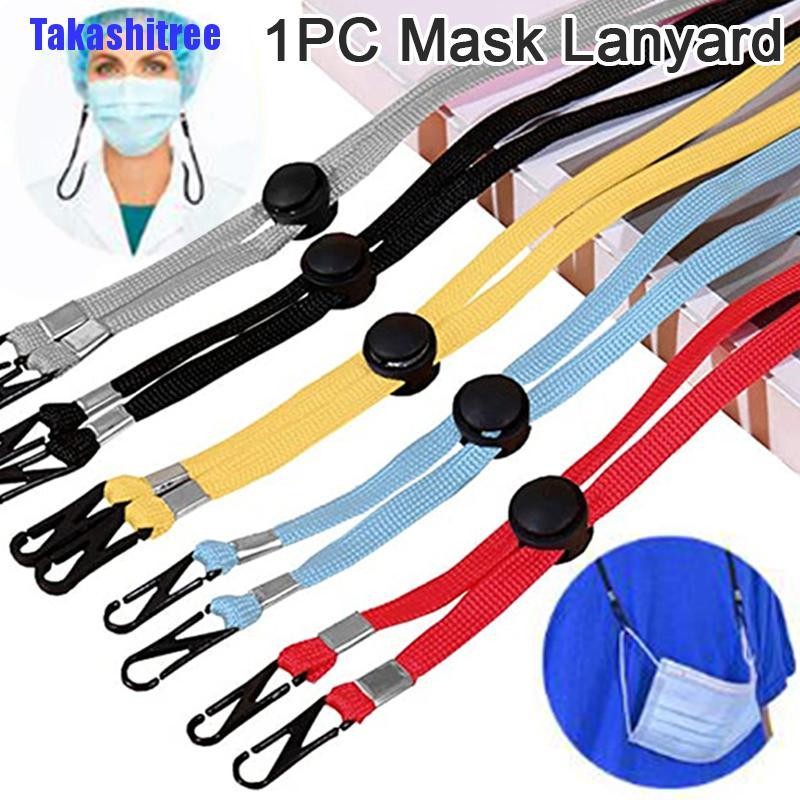 Versatile Quality Takashitree 1Pc Adjustable Face Mask Lanyard Handy & Convenient Safety Holder Multi Purpose - Image 2