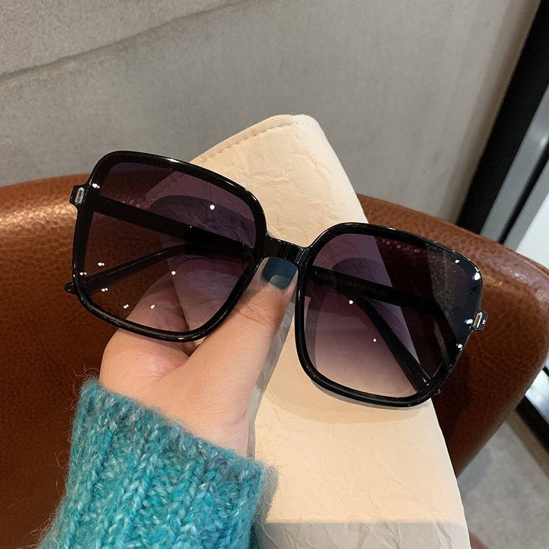 [] spek mata viral cermin mata viral spek viral glasses Bingkai wajah besar cermin mata hitam langsing wanita uvs wanita