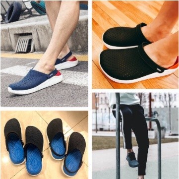 Sport Breathable （Ready Stock) Crocs ClogSpot Shoes Men's Women's Water Hole - Image 5