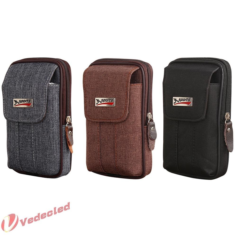 Chic Outdoor Vedecled 1.26 Casual Men Fanny Waist Bag Canvas Small Mobile Phone Purse Pocket Belt Bum Pouch
