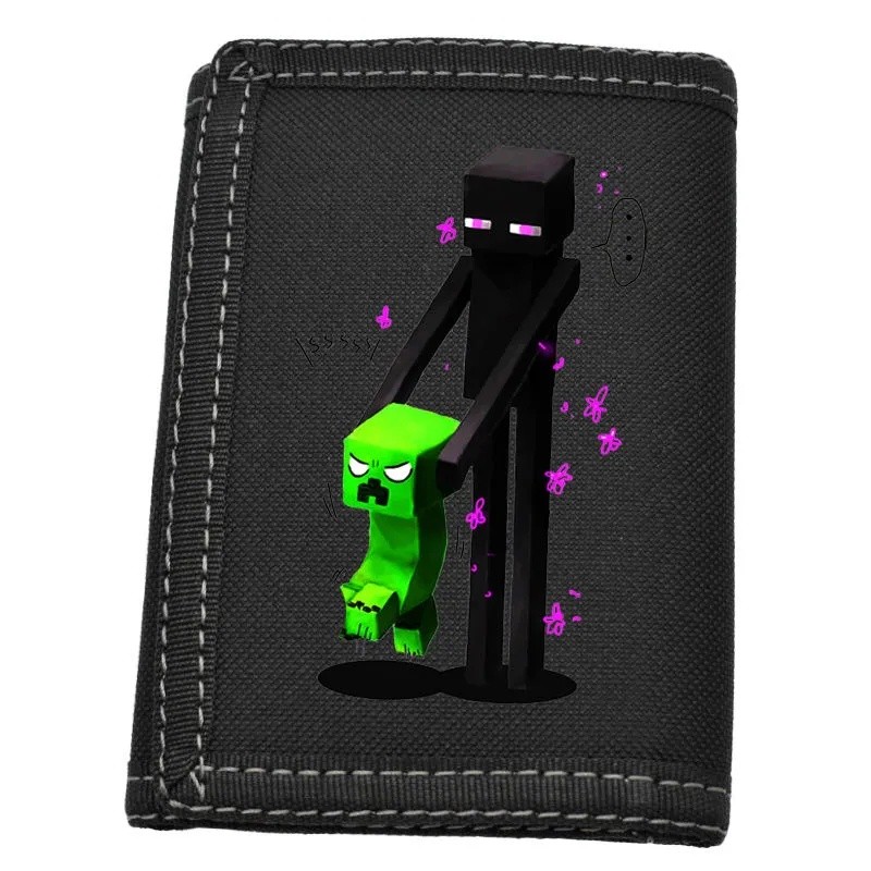 Accessory Chic Minecraft Kids roblox Wallet Ready Stock Pencil Case among us naruto pokemon Pikachu (Fast shipping) - Image 5