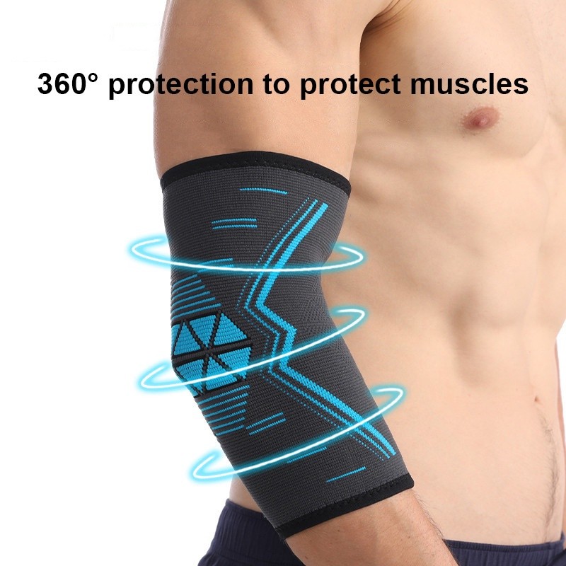 Durable Have 1Pcs Elbow Brace Sleeve Pad Arm Breathable Protection Workout Outdoor Sports Joint Compression Support R... - Image 3