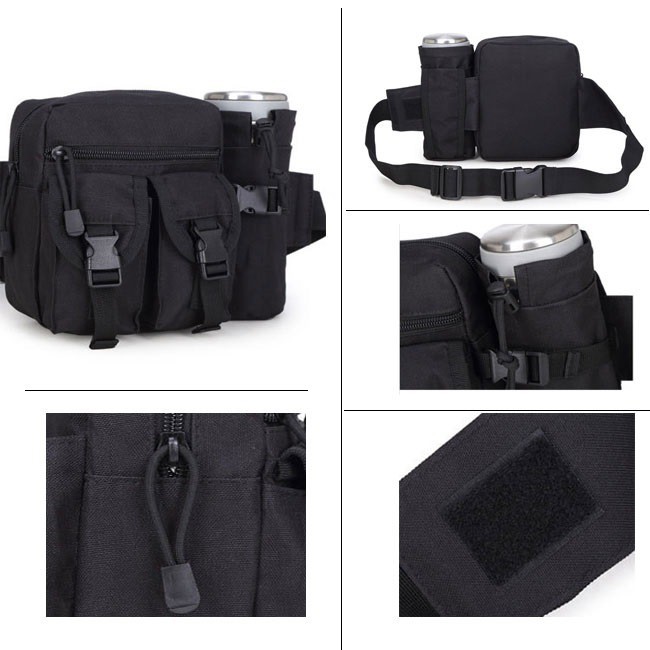 Portable Accessory Tactical Waist Bag Outdoor Fanny Pack Hip Belt Hiking Fishing Sling Chest Bags Sports Bottle Holde... - Image 4