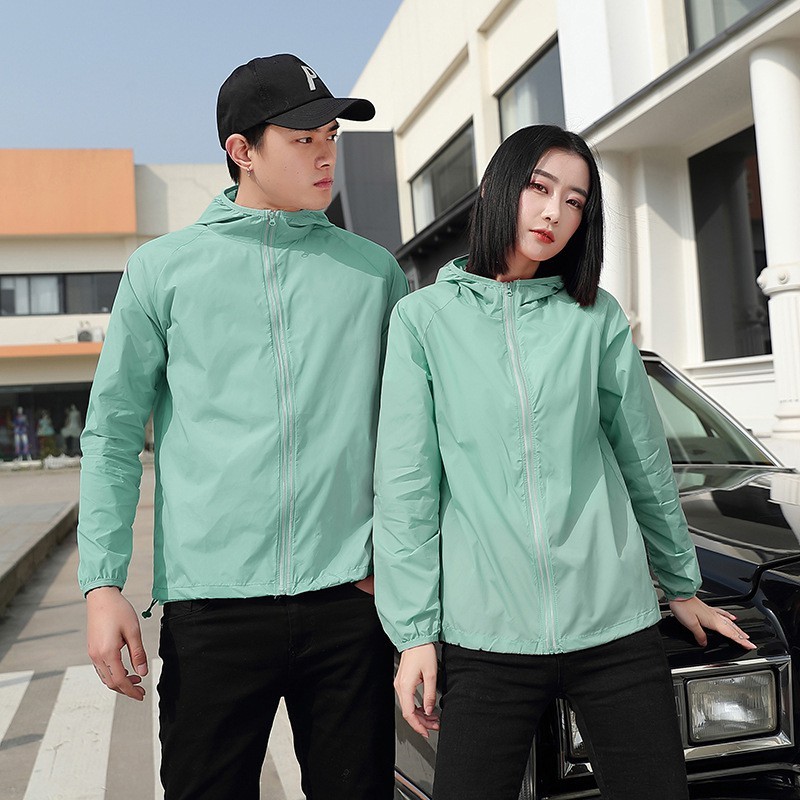 Outdoor Sun-Protective Men Women Quick Dry Hiking Jackets Sports Coat Hooded Waterproof Ln280 -  Tops Sales
