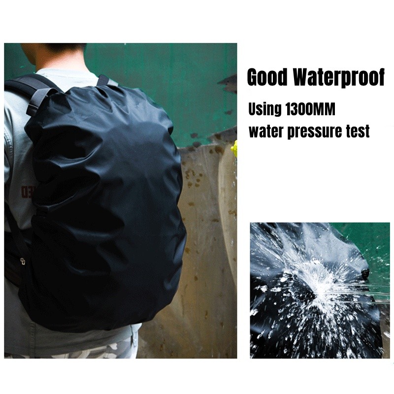 Outdoor Reflective Waterproof Dustproof Backpack Rain Cover Laptop Bag Cover Night Riding Camping Backpack Cover