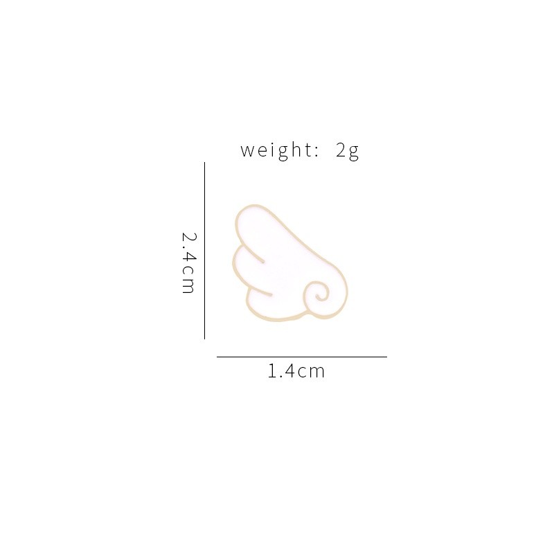 Must Premium White Angel Wings Enamel Lapel Pins Badge Brooches Jewelry Backpack Girls Women Clothes Purpose - Image 4