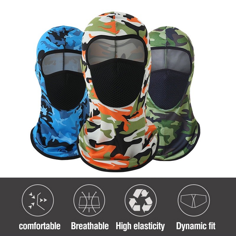 Must Quality 14 Colors Outdoor Fishing Windproof Cycling Masked Helmet Liner Cap Protection Headgear Full Mask Face S... - Image 5