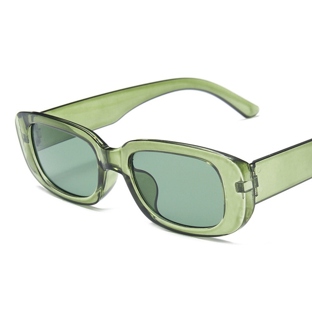 Quality Essential AHOUR Simple Small Rectangle Sunglasses Retro Clear Lens Candy Color Eyewear Women Accessories PC P... - Image 4