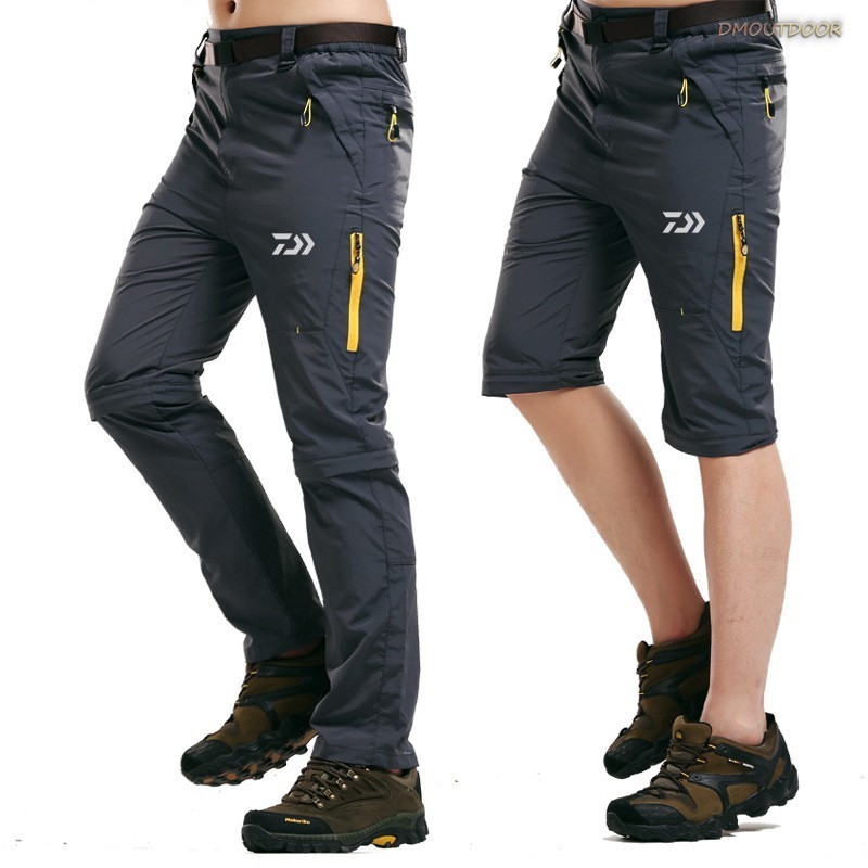 Multi Premium New Outdoor Pants Men Thin Hiking Camping Fishing Detachable 2 1 Trousers Clothes - Image 3