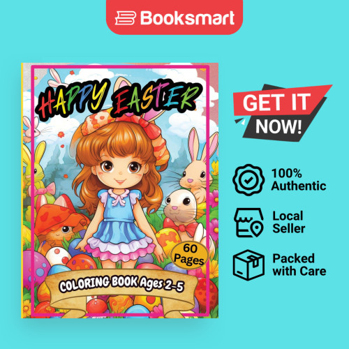 Happy Easter Coloring Book Ages 2-5 - Paperback - English - 9788640591171