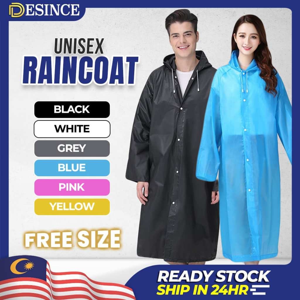 DESINCE Unisex Raincoat Men Women Rain Jacket Thick 150g EVA Waterproof Rainsuit Baju Jaket Hujan Outdoor WW 085