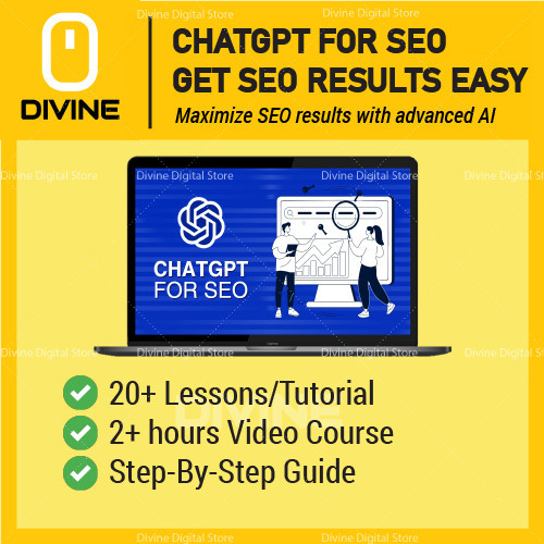 💎[Instant Delivery][Video Course] Chat GPT for SEO: Get SEO results easy with AI | ChatGpt Course ChatGpt 4 Chat Gpt Mi