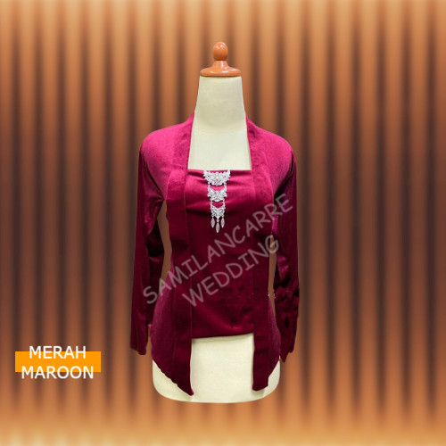 Purpose Versatile KEBAYA KUTUBARU POLOS BLUDRU TERMURAH - Image 3