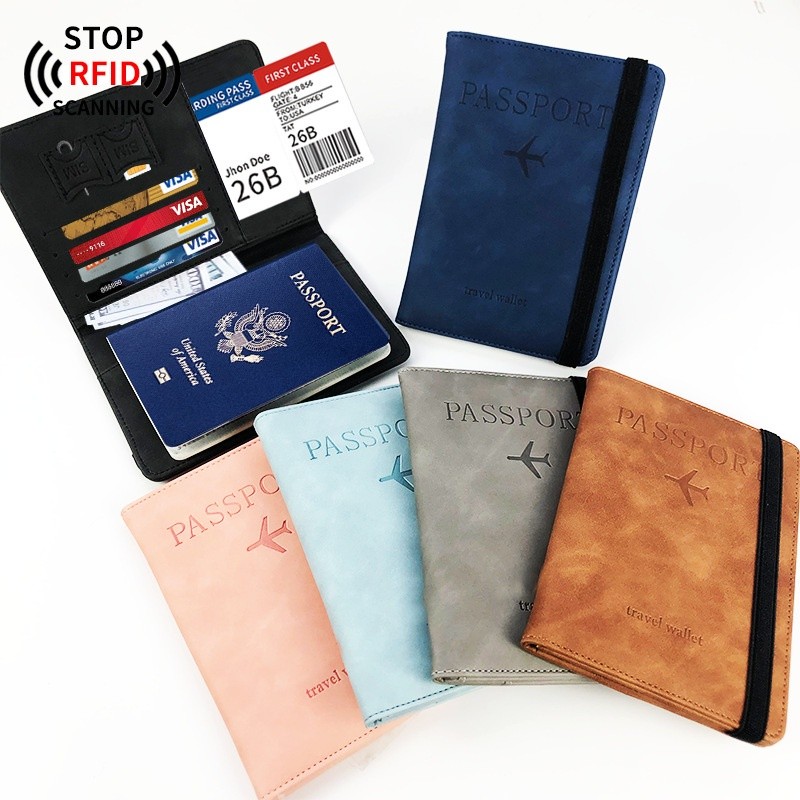 Daily Casual Blocking travel passport case ultra-thin ID card bag protection international student coup Style Portable - Image 3