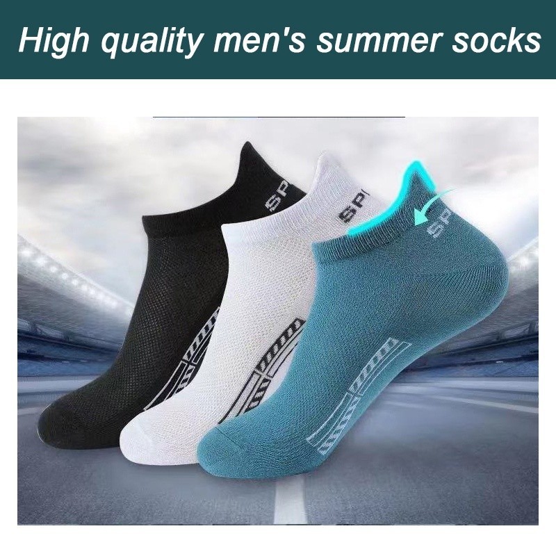 Purpose Multi 10Pairs Men Ankle Socks Breathable Cotton Sports Mesh Casual Athletic Summer Thin Cut Short Sokken Durable - Image 3