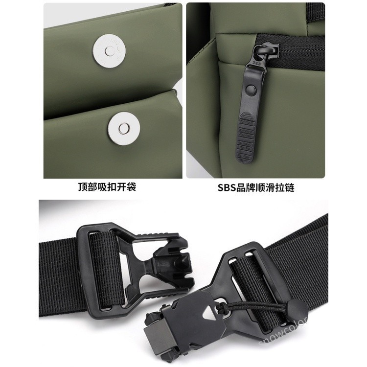 Daily Portable Sling Bag Men Waterproof 单肩包男 Crossbody Waist Chest Pouch Messenger Shoulder Beg Silang Lelaki... - Image 2