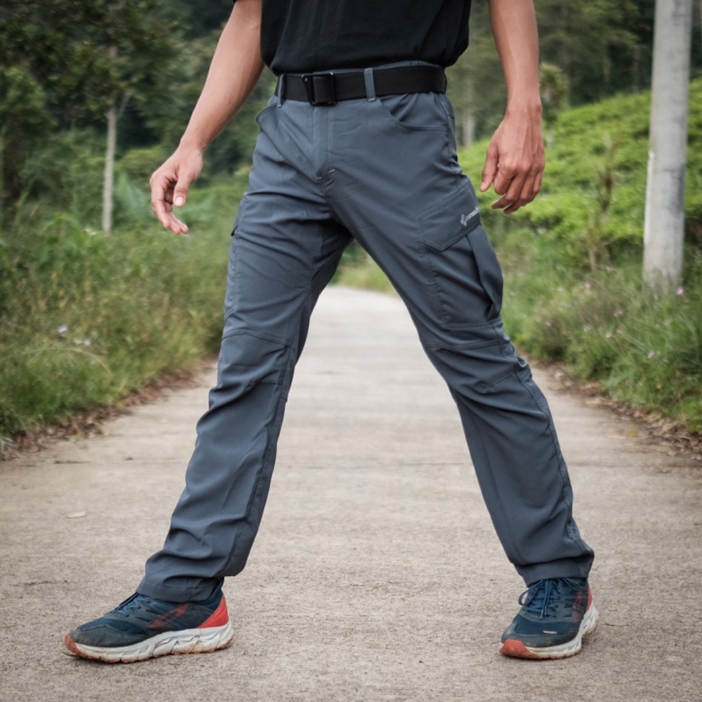 Durable Reliable Celana ung Cargo Lapangan Pria Wanita Outdoor Stretch Quickdry Carumby Araroa Hiking Pants Versatile... - Image 2