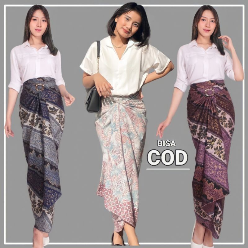 Durable Multi Batik Kebaya Lilit Skirt/Kebaya Bottoms/Modern Skirt/Latest Fabric Motifs - Image 4