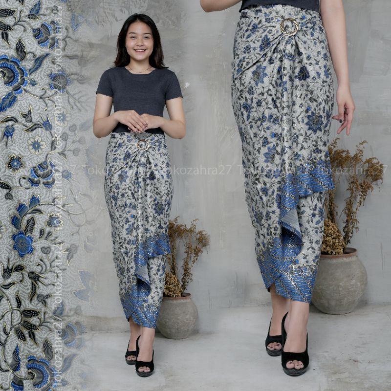 Premium batik Wrapped Skirt Drawstring batik Wrapped Skirt Under KEBAYA