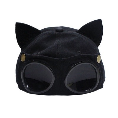 Essential Purpose topi new cap cat ears pilot Korea Unisex baseball Fashionable golf glasses outdoor cycling mountaine - Image 3