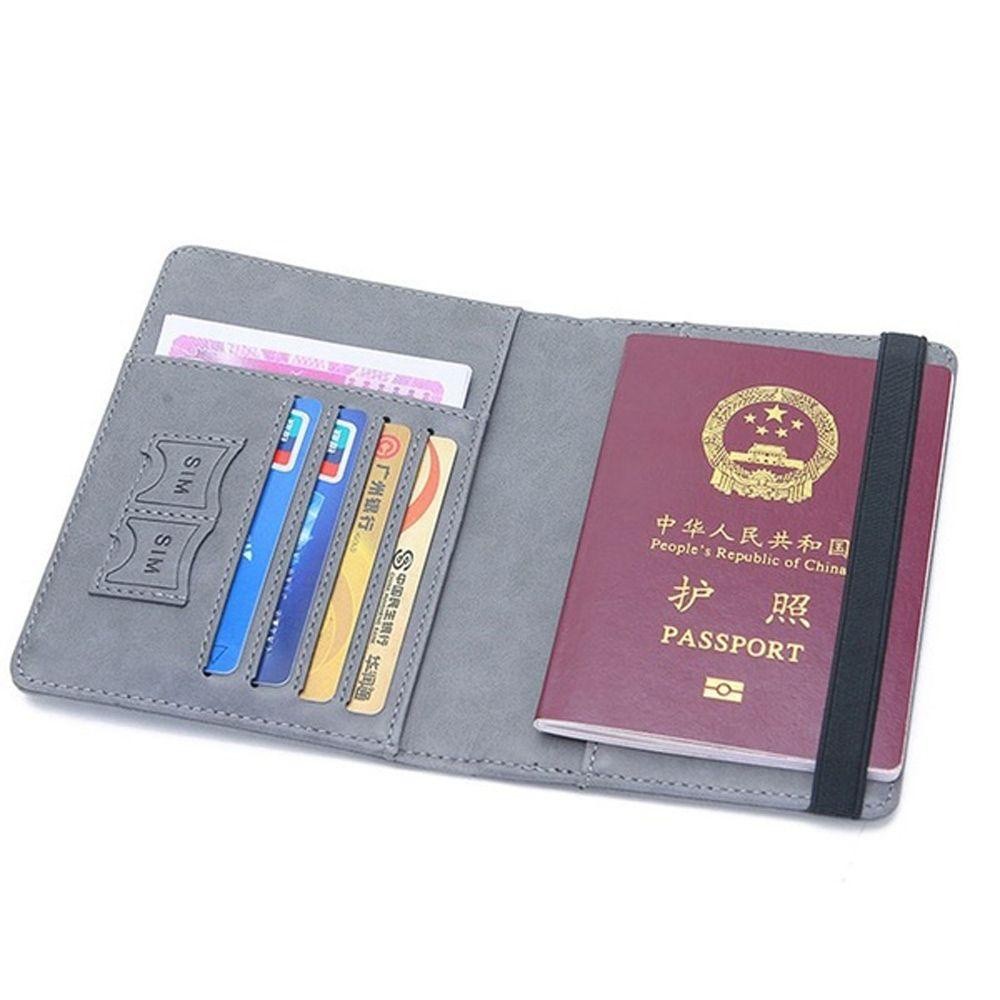 Daily Accessory NEXTMY Multi-function Passport Holder Ultra-thin RFID Wallet Portable Credit Card Leather Document Pa... - Image 3
