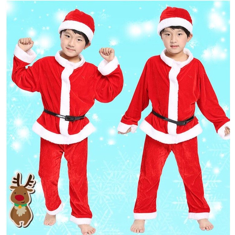 Have Durable DoDo Christmas Costume Boys Girls Costumes Children Santa Suits Premium - Image 3