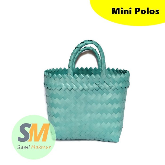 Chic Daily Plain Mini Plastic Woven Bag/Tote Bag Hampers Birthday Parcel Souvenir Snack Fashion Style