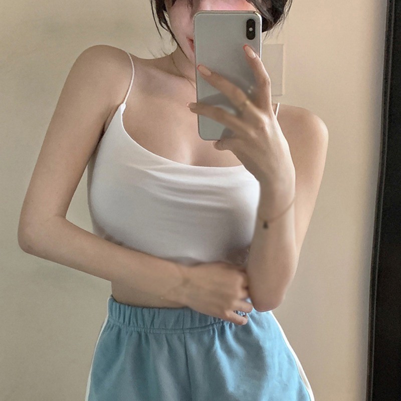 Shirt Travel Women's Sleeveless Tank Top Pullover Spagetti Strap Casual Base