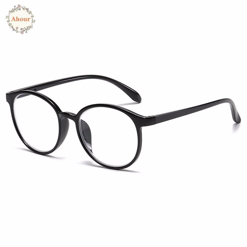 AHOUR Simple Female Computer Glasses All-match Korean Style Glasses Anti Blue Light Glasses Women Fashion Men Leopard Ov