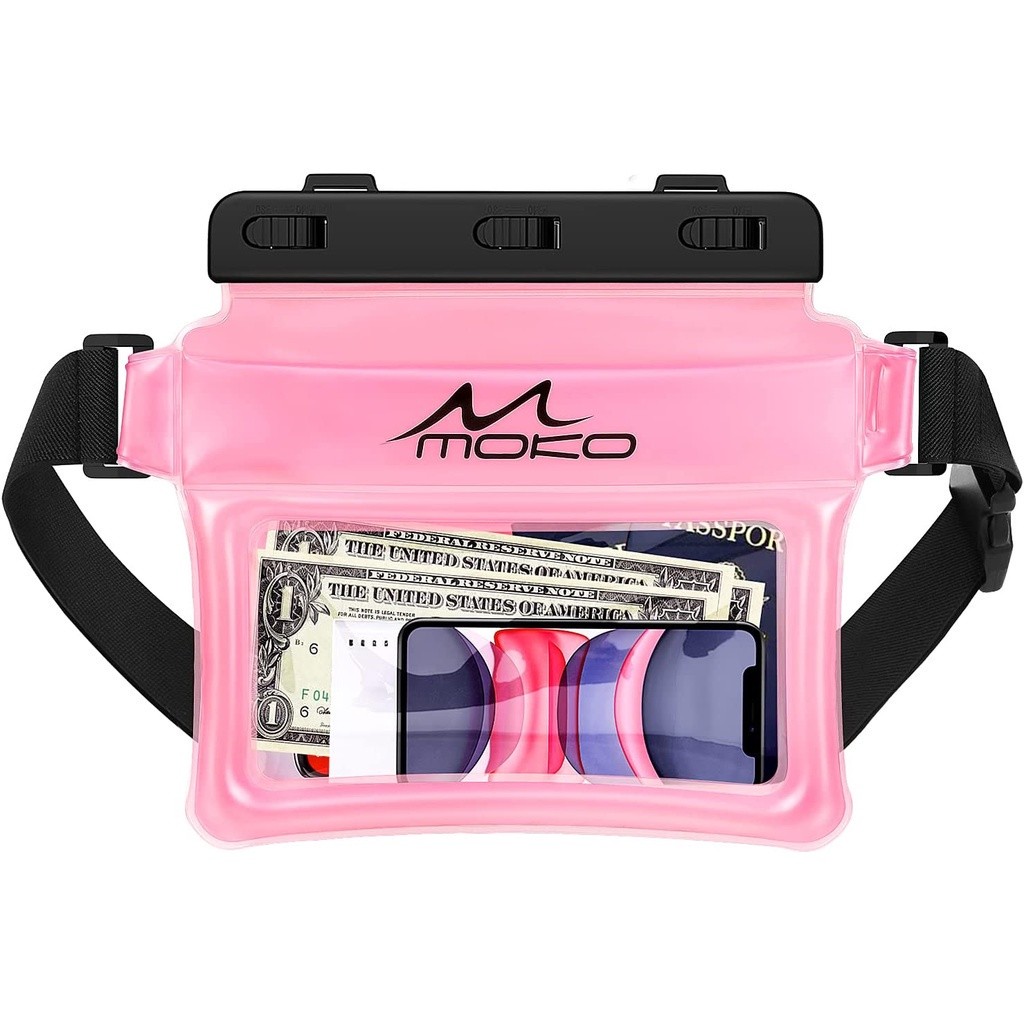 Daily Travel MoKo Waterproof Phone Pouch Fanny Pack Floating Dry Bag Swimming Kayaking Snorkeling Compatible iPhone 1... - Image 2