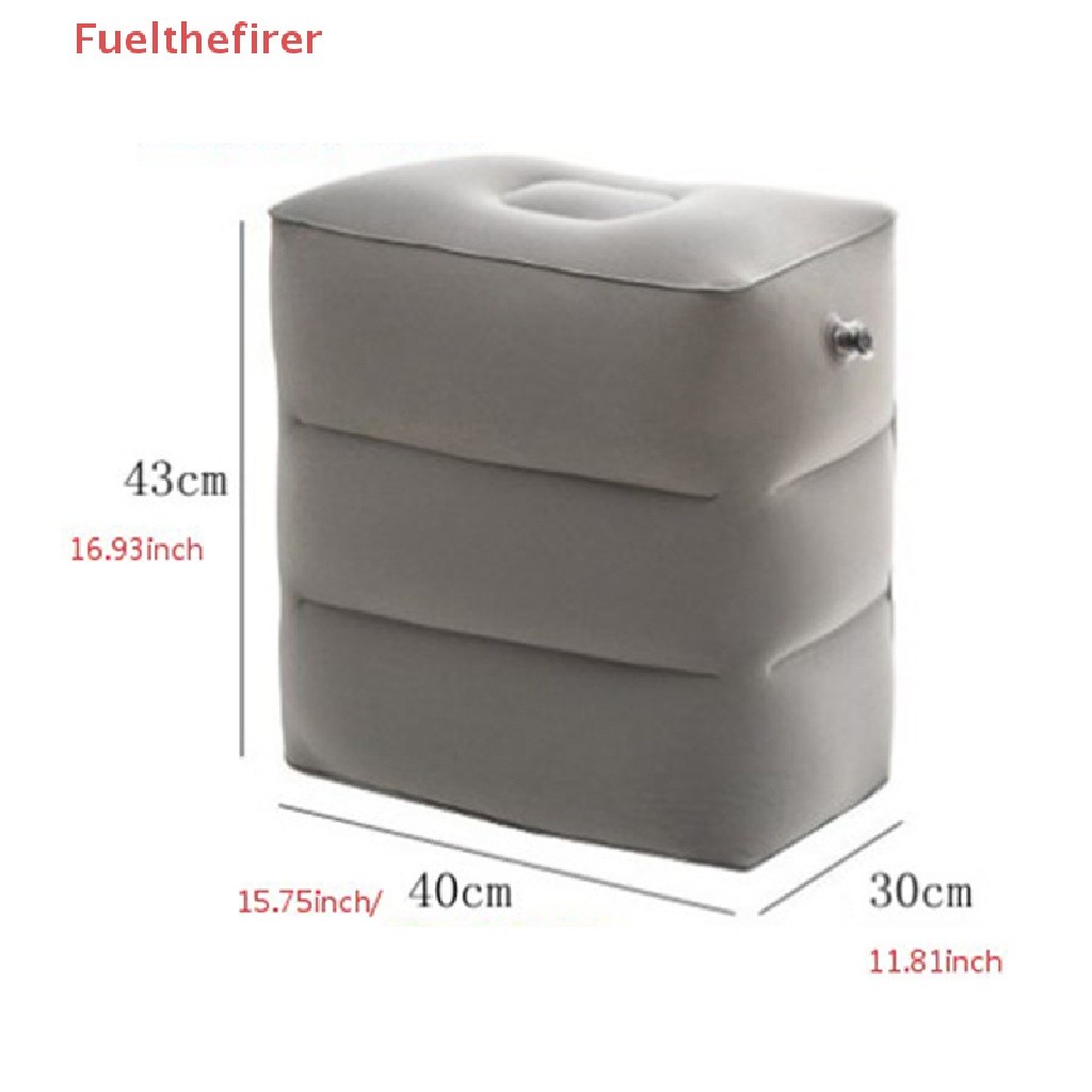 Purpose Versatile （Fuelthefirer） Inflatable Portable Travel Footrest Pillow Plane Train Kids Bed Foot Rest New Mu... - Image 3