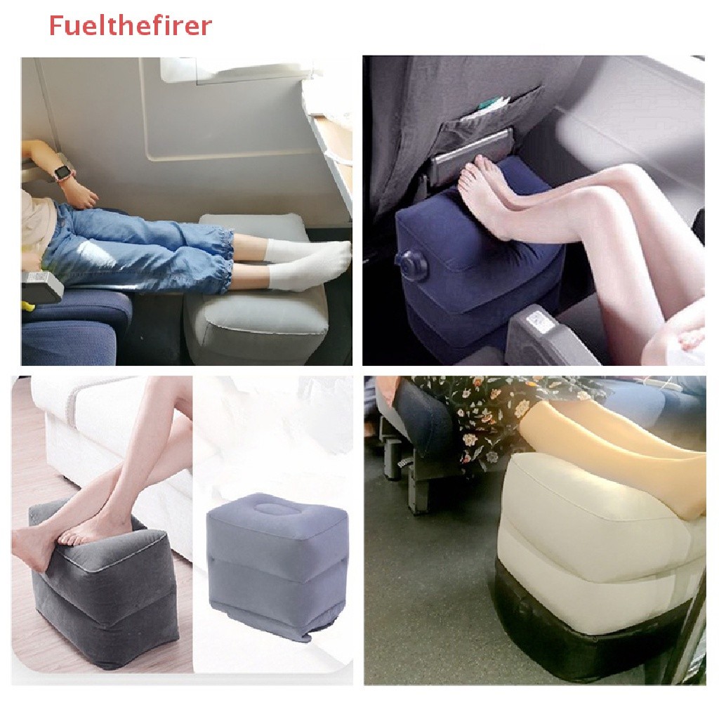 Purpose Versatile （Fuelthefirer） Inflatable Portable Travel Footrest Pillow Plane Train Kids Bed Foot Rest New Mu... - Image 4