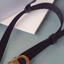 Must Durable Customer Real Shot ️ Gift belt Automatic pure copper letter buckle canvas women's dress Versatile Quality - Image 4