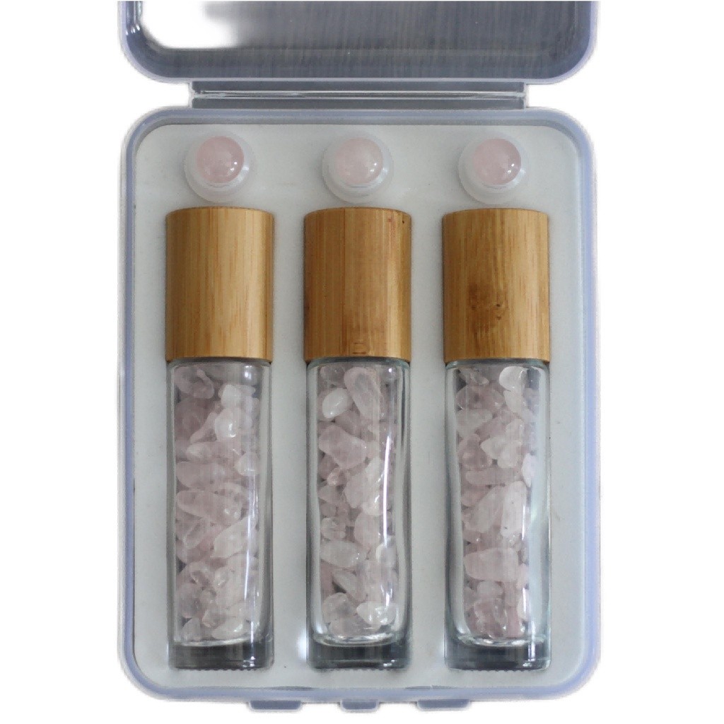 Have Quality 3 Pcs Bamboo Cap Jade Roll-On Bottle Head Glass Suitable DOTERRA Essential Oil YOUNGLIVING Durable Premium - Image 4