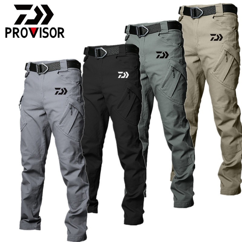 Durable Quality 【READY】Spring Autumn Daiwa Fishing Pants Breathable Outdoor Hiking Camping Trouser Sun Protection...