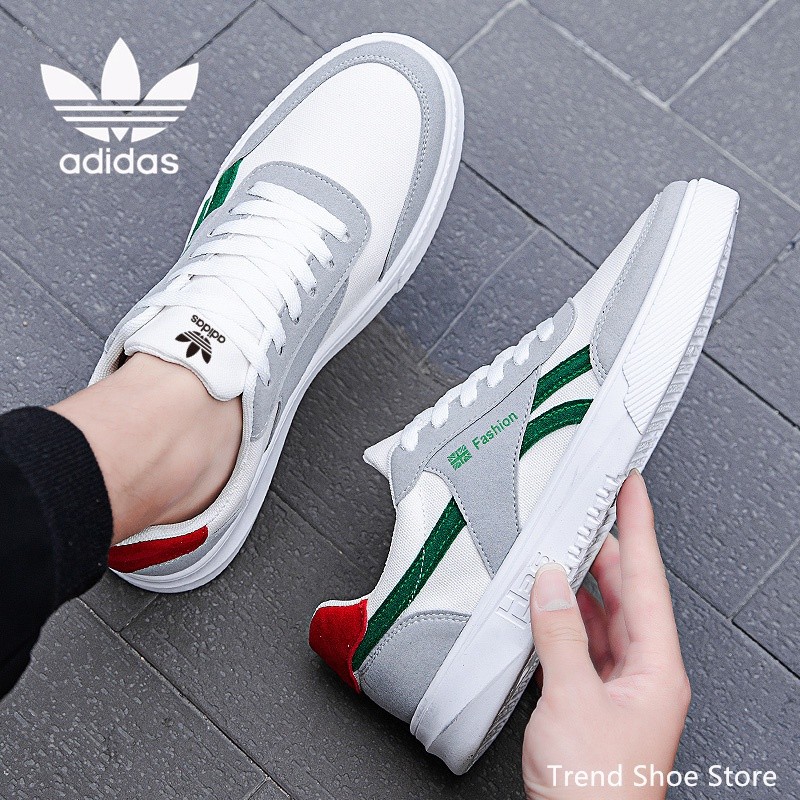 Active Training Ready Stock New Vintage Canvas Shoes Kasut Sport Lelaki White Sneakers Men Super Light Casual Me - Image 4