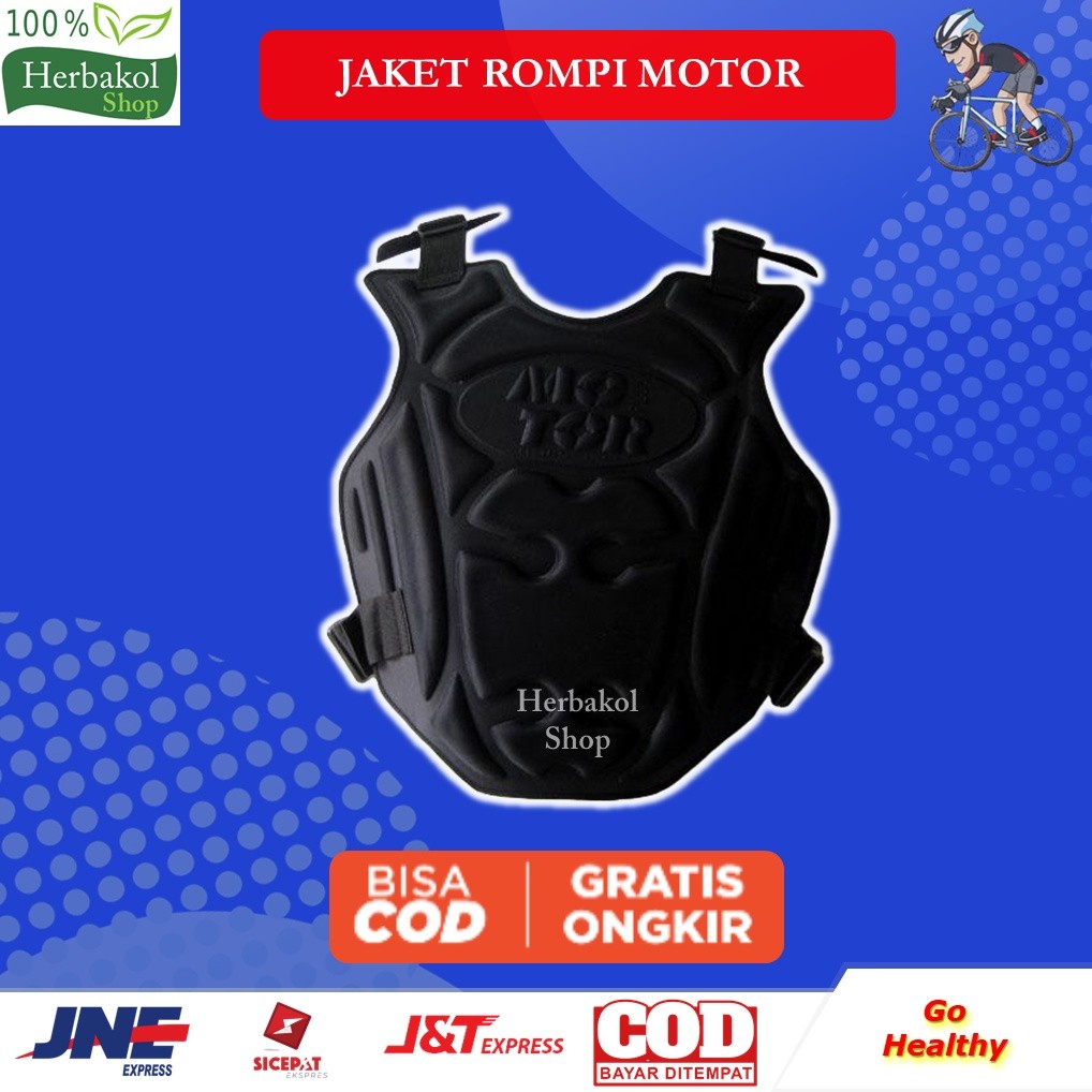 Versatile Multi Motorcycle Vest Jacket Double Chest Pad Touring B2 Biker Protector - Image 3