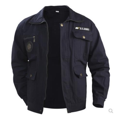 Duty Tool Baju Lelaki Men's pilot windproof jacket military tactics coat tooling cargo jaket men Craft Workshop - Image 3