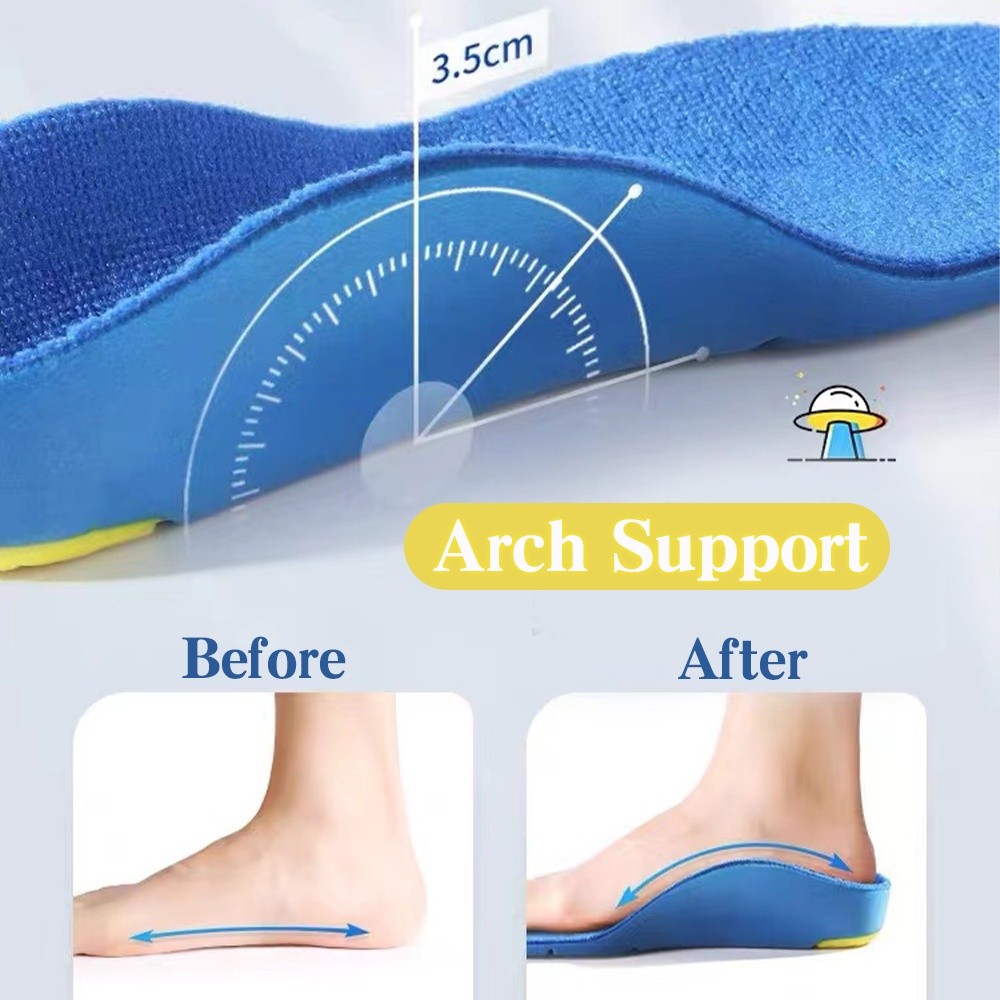 Comfort Walking Kids Children Flat Feet Arch Support Insoles Orthotic Orthopedic Shoe Inserts O/X Leg Valgus Pad - Image 2