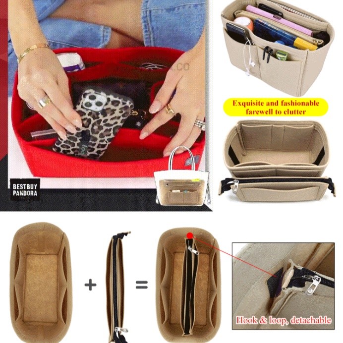 Outdoor Daily Multifunctional Waterproof Storage Bag Encrypted Felt Chic Trendy - Image 4